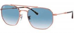 Gafas de Sol - Ray-Ban - RB3707 - 92023F  ROSE GOLD // BLUE GRADIENT