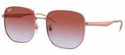 Gafas de Sol - Ray-Ban - RB3713D - 9202I8  ROSE GOLD // VIOLET GRADIENT
