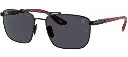 Gafas de Sol - Ray-Ban - RB3715M - F02087  BLACK // DARK GREY