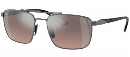 Gafas de Sol - Ray-Ban - RB3715M - F0845J  GUNMETAL // GREY MIRROR CHROMANCE POLARIZED