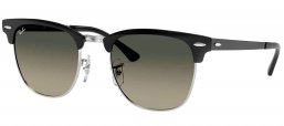 Gafas de Sol - Ray-Ban - RB3716 CLUBMASTER METAL - 900471 SILVER TOP BLACK // LIGHT GREY GRADIENT DARK GREY