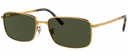 Gafas de Sol - Ray-Ban - RB3717 - 919631  GOLD // GREEN