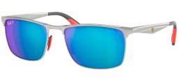 Gafas de Sol - Ray-Ban - RB3726M - F007A1  SILVER // GREEN MIRROR BLUE POLARIZED