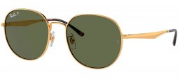 Gafas de Sol - Ray-Ban - RB3727D - 001/9A GOLD // DARK GREEN POLARIZED