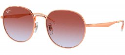 Gafas de Sol - Ray-Ban - RB3727D - 9202I8 ROSE GOLD // VIOLET GRADIENT LIGHT BLUE
