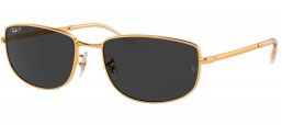 Gafas de Sol - Ray-Ban - RB3732 - 001/48 GOLD // BLACK POLARIZED
