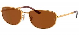 Gafas de Sol - Ray-Ban - RB3732 - 001/57 GOLD // BROWN POLARIZED