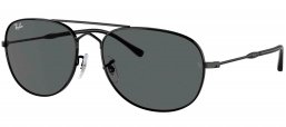 Gafas de Sol - Ray-Ban - RB3735 BAIN BRIDGE - 002/B1 BLACK // DARK GREY