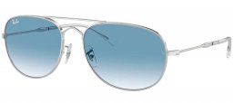 Gafas de Sol - Ray-Ban - RB3735 BAIN BRIDGE - 003/3F SILVER // BLUE GRADIENT ANTIREFLECTION