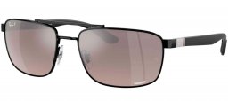 Gafas de Sol - Ray-Ban - RB3737CH - 002/5J  BLACK // GREY GRADIENT MIRROR SILVER POLARIZED