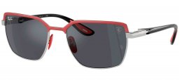 Gafas de Sol - Ray-Ban - RB3743M - F10087  RED ON GUNMETAL // DARK GREY