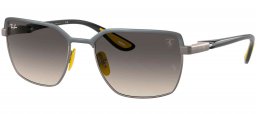 Gafas de Sol - Ray-Ban - RB3743M - F10111  GREY ON GUNMETAL // LIGHT GREY GRADIENT