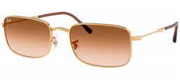 Gafas de Sol - Ray-Ban - RB3746 - 001/51 GOLD ARISTA // BROWN GRADIENT TRANSPARENT