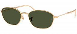 Gafas de Sol - Ray-Ban - RB3749 - 001/31 GOLD ARISTA // G-15 GREEN