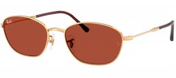 Gafas de Sol - Ray-Ban - RB3749 - 001/C5  GOLD ARISTA // RED