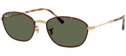 Gafas de Sol - Ray-Ban - RB3749 - 927358  HAVANA ON GOLD // G-15 GREEN POLARIZED