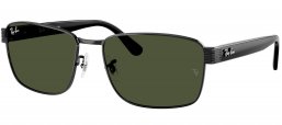 Gafas de Sol - Ray-Ban - RB3750 - 002/31 BLACK // G-15 GREEN
