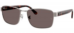 Gafas de Sol - Ray-Ban - RB3750 - 004/B1 GUNMETAL // DARK GREY
