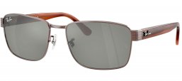 Gafas de Sol - Ray-Ban - RB3750 - 925940 COPPER // DARK GREEN MIRROR