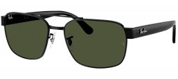 Gafas de Sol - Ray-Ban - RB3751 - 002/31 BLACK // G-15 GREEN