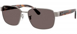 Gafas de Sol - Ray-Ban - RB3751 - 004/B1 GUNMETAL // DARK GREY