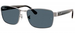 Gafas de Sol - Ray-Ban - RB3751 - 004/R5 GUNMETAL // DARK BLUE