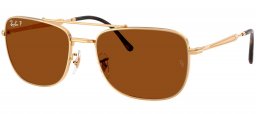 Gafas de Sol - Ray-Ban - RB3755 - 001/57 GOLD // BROWN POLARIZED
