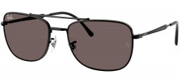 Gafas de Sol - Ray-Ban - RB3755 - 002/B1  BLACK // DARK GREY
