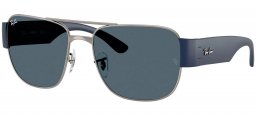 Gafas de Sol - Ray-Ban - RB3756 - 004/R5  GUNMETAL // BLUE