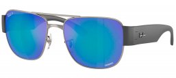 Gafas de Sol - Ray-Ban - RB3756CH - 004/4L GUNMETAL // GREY MIRROR BLUE POLARIZED