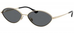 Gafas de Sol - Ray-Ban - RB3757 KAI - 921381  PALE GOLD // DARK GREY POLARIZED