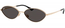 Gafas de Sol - Ray-Ban - RB3757 KAI - 921387  PALE GOLD // DARK GREY
