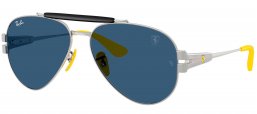 Gafas de Sol - Ray-Ban - RB3762M - F06480  SILVER // DARK BLUE