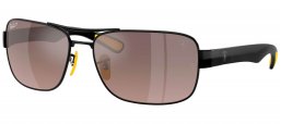 Gafas de Sol - Ray-Ban - RB3763M - F1205J  BLACK // GREY GRADIENT MIRROR GREY POLARIZED
