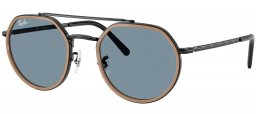 Gafas de Sol - Ray-Ban - RB3765 - 9279R5  BLACK // BLUE