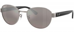 Gafas de Sol - Ray-Ban - RB3766CH - 004/5J GUNMETAL // GREY MIRROR SILVER CHROMANCE POLARIZED