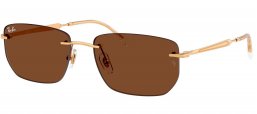 Gafas de Sol - Ray-Ban - RB3768 - 001/73 ARISTA GOLD // DARK BROWN