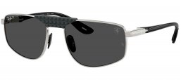 Gafas de Sol - Ray-Ban - RB3776M - F122K8  SILVER // DARK GREY POLARIZED