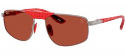Gafas de Sol - Ray-Ban - RB3776M - F126C5  GUNMETAL // RED