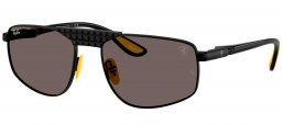 Gafas de Sol - Ray-Ban - RB3776M - F128B1  MATTE BLACK // DARK GREY