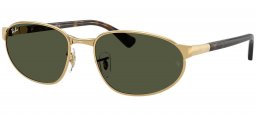Gafas de Sol - Ray-Ban - RB3777 - 001/31  GOLD // GREEN