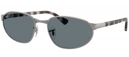 Gafas de Sol - Ray-Ban - RB3777 - 004/3R GUNMETAL // DARK BLUE POLARIZED