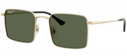Gafas de Sol - Ray-Ban - RB3782 - 92139A PALE GOLD // DARK GREEN POLARIZED