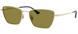 Gafas de Sol - Ray-Ban - RB3783 - 9213/2 PALE GOLD // GREEN