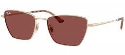 Gafas de Sol - Ray-Ban - RB3783 - 921375  PALE GOLD // DARK VIOLET
