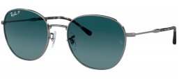 Gafas de Sol - Ray-Ban - RB3809 - 004/S3  GUNMETAL // BLUE GRADIENT POLARIZED