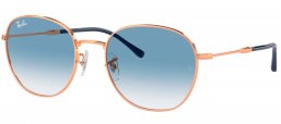 Gafas de Sol - Ray-Ban - RB3809 - 92623F ROSE GOLD // BLUE GRADIENT