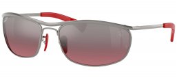 Gafas de Sol - Ray-Ban - RB3819M - F0017A  GUNMETAL // PURPLE GRADIENT MIRROR POLARIZED