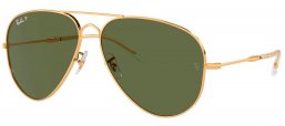 Gafas de Sol - Ray-Ban - RB3825 OLD AVIATOR - 001/58  GOLD // GREEN POLARIZED