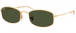Gafas de Sol - Ray-Ban - RB3832 - 001/31 ARISTA GOLD // GREEN